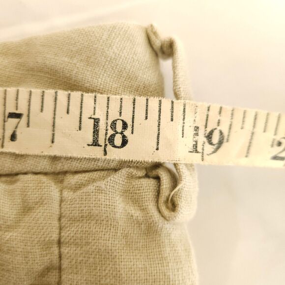 Nautica Rigger Mens 36x30 Beige 100% Linen Classic Fit Chino Khaki Pants Trouser - Picture 5 of 7